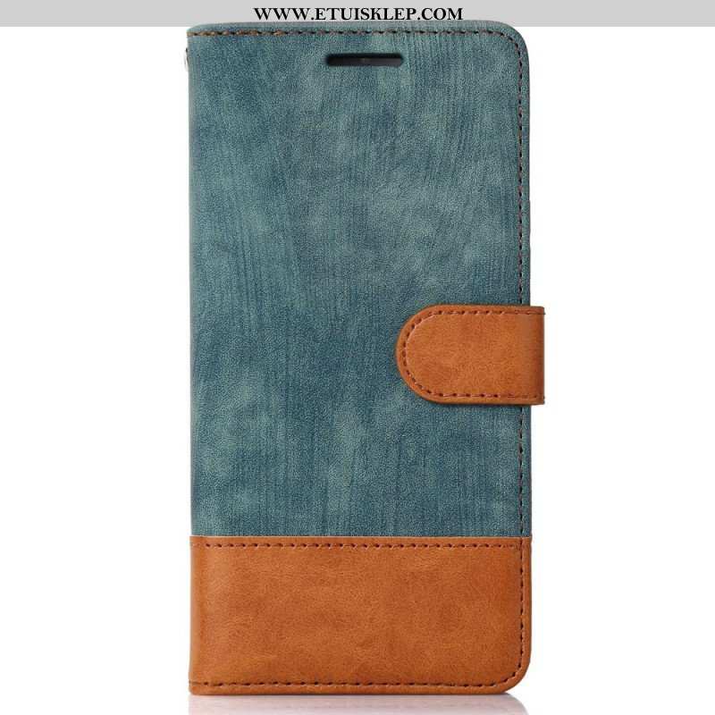 Etui Folio do Samsung Galaxy S23 Plus 5G Dwukolorowy W Dotyku